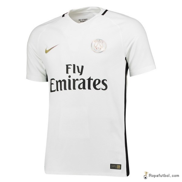 Camiseta Paris Saint Germain Replica Tercera Ropa 2016/17 Blanco